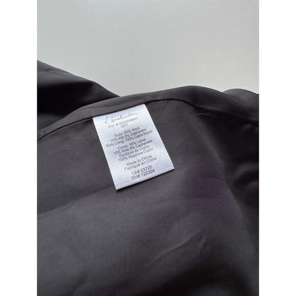 Aritzia T BABATON Black Wool Silk Cashmere Single Breasted Slim Blazer, Size 0 - Picture 14 of 15
